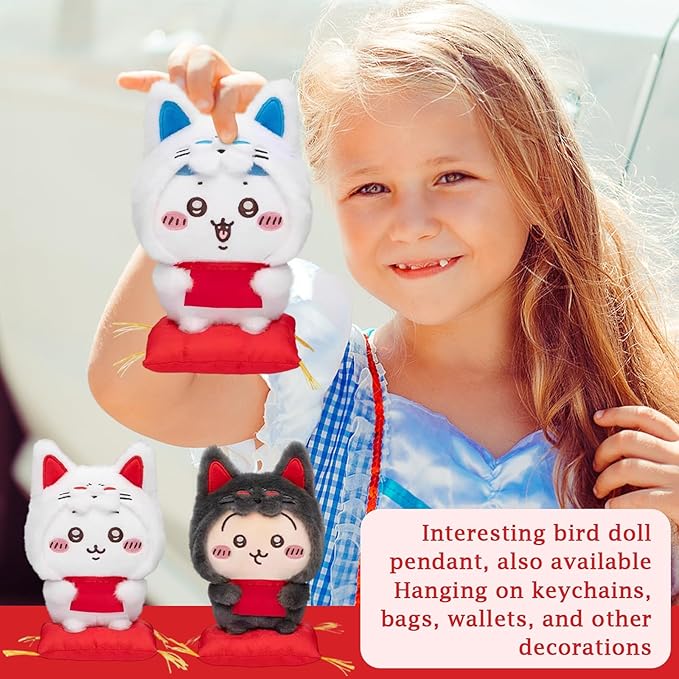 11.8 Inch Chikawa Plush, Usagi Stuffed Figure Throw Pillows for Home Decor for Cartoon Fans Adults, Kawaii Plush