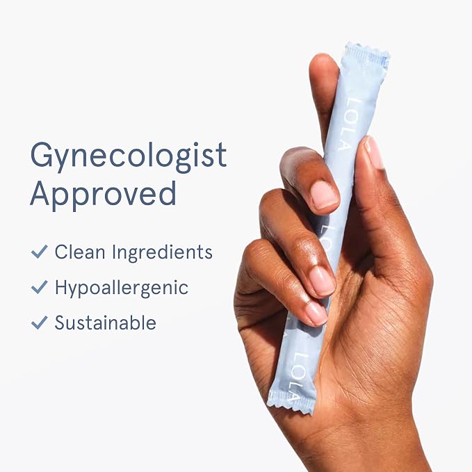 LOLA 100% Organic Cotton Tampons with Cardboard Applicator, 36 Count (2 Packs of 18) - Tampons Super, Period Feminine Hygiene Products, HSA FSA Approved Products Feminine Care