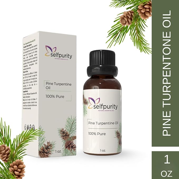 Pine Essential Oil, 1 Fl Oz (30 ml), 100% Pure Natural Pine Oil, Aromatherapy Diffuser Oil for Home Fragrance, Massage, Skin Care, Soap & Candle Making, Fresh Forest Scent