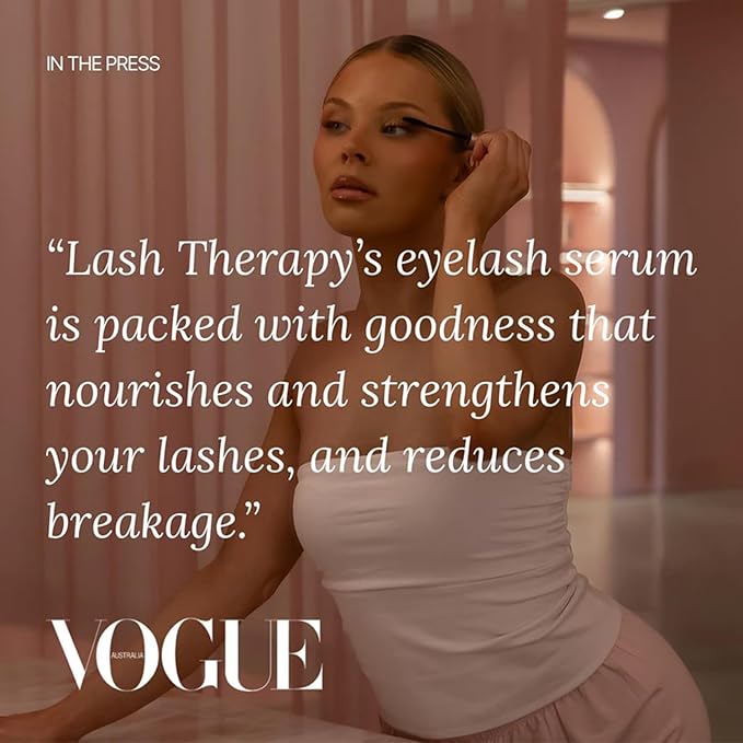 Lash Therapy Australia Eyelash Growth Serum (Available in 5ml & 3ml) – Enhance, Boost & Grow Lashes | Longer, Thicker, Fuller & Naturally Curled Lashes (5ML)