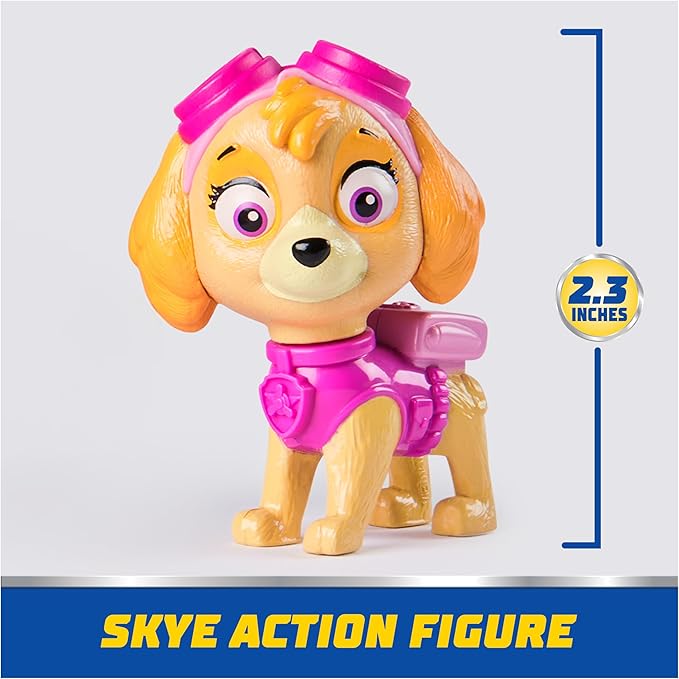 Paw Patrol, Skye’s Helicopter, Toy Vehicle with Collectible Action Figure, Sustainably Minded Kids Toys for Boys & Girls Ages 3 and Up