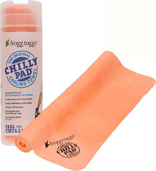 FROGG TOGGS Chilly Pad, Instant Cooling Towel, Long Lasting, Reusable, Sports and Outdoors Neck Towel 33x13