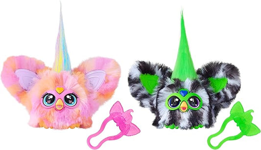 Furby Furblets Fierce & Fabulous 2 Pack, Greenie-Meanie & May-May with 45 Sounds Each, Electronic Plush Toys for Girls & Boys, Back to School Gifts, Ages 6+ (Amazon Exclusive)