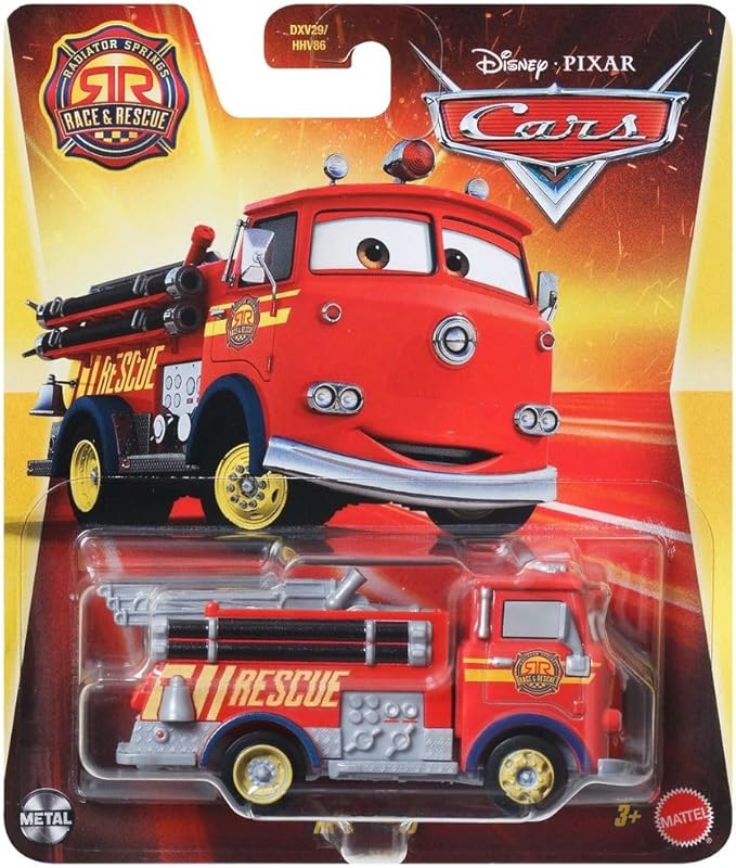2025 Disney Pixar Cars Red Radiator Springs Race & Rescue Toy Vehicle for Ages 3 and Up