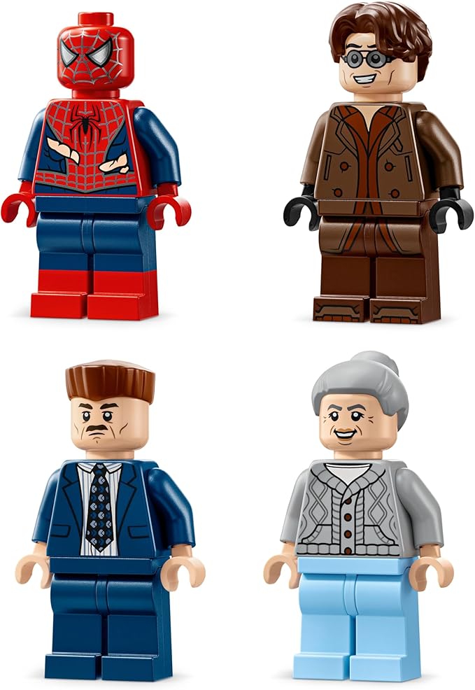 LEGO Marvel Spider-Man vs. Doc Ock Subway Train Scene - Action Figures Kids Toy - Spider-Man Building Toy for Boys & Girls, Ages 9+ - Marvel Collectible with 4 Minifigures - Birthday Gift Idea- 76321