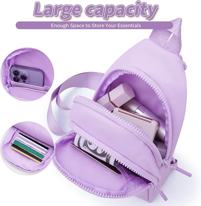 Sling Bag Crossbody Bags for Women - Lavender,F