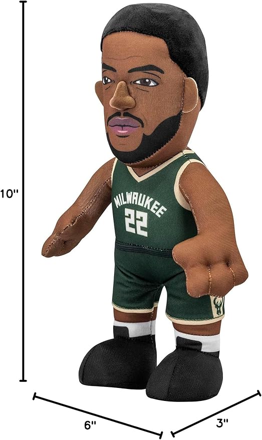 Bleacher Creatures Milwaukee Bucks Khris Middleton 10" Plush Figure - A Superstar for Play Or Display