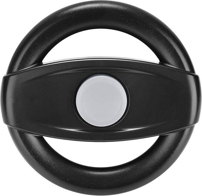 Accmor Stroller Steering Wheel Toy, Pretend Driving Simulated Steering Wheel for Stroller Shopping Carts Universal Detachable Funny Toy Attachment Accessories