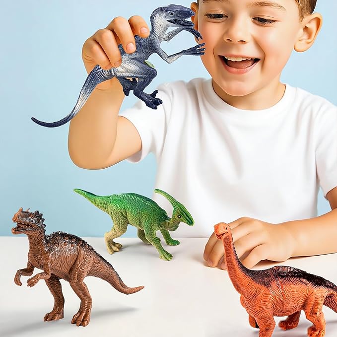 Dinosaur Toys for 3 4 5 Year Old Boys Gifts, Dinosaurs Toys for Kids 3-5-7, Dino Figures Activity Play Mat Christmas Birthday Gifts for Girls Toddler Toy Age 2-4
