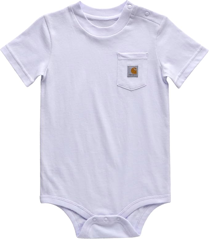 Carhartt Unisex Baby, Short-sleeve Bodysuit Pocket T-shirt