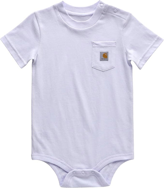 Carhartt Unisex Baby, Short-sleeve Bodysuit Pocket T-shirt