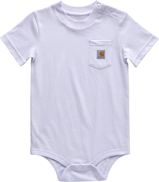 Carhartt Unisex Baby, Short-sleeve Bodysuit Pocket T-shirt