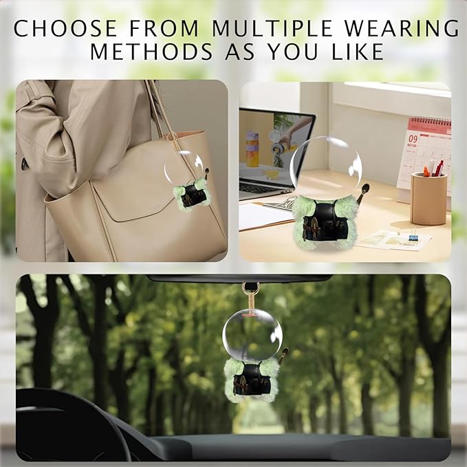 Apron Work Clothes for 17cm Doll(No Dolls)，Kitchenware Series, a Total of 6 Accessories, Leather Bibs with Adjustable Length, for Food Collectors，Suitable 3.94-6.7inch(10-17cm) for Dolls