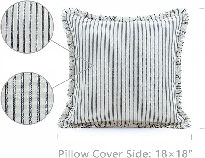 JMGBird Accent Pillows Boho Throw Pillows with Inserts Included | 18x18 Leopard Throw Pillow inserts Decorative Pillows for Couch, Sofa, Living Room Decor