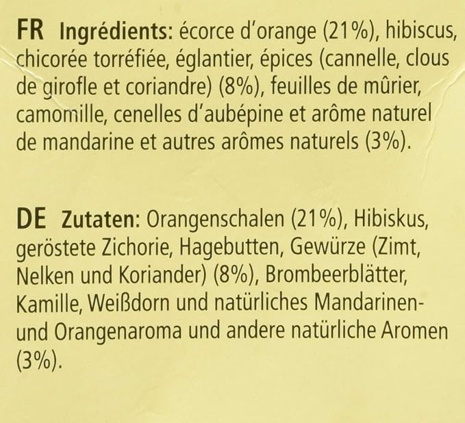 Celestial Seasonings Tea Herb Mandarin Orange Spice Bag, 20 ct