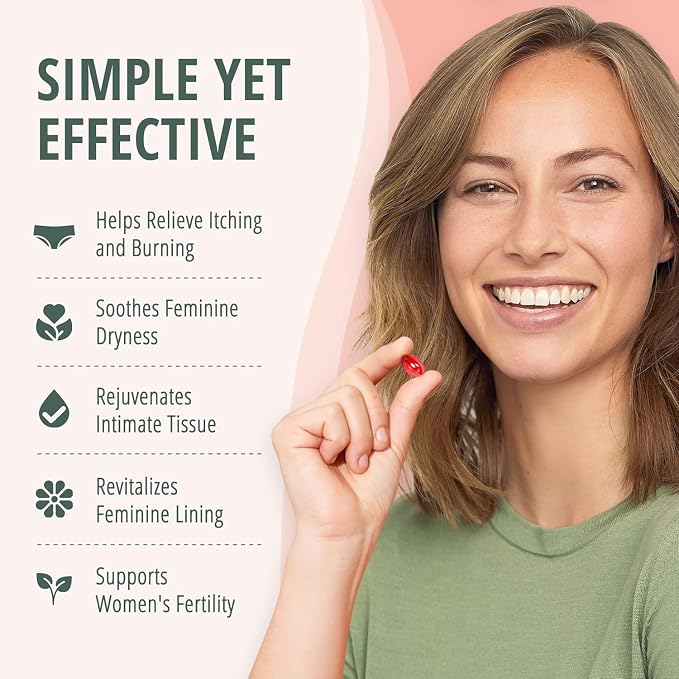 Lubracil Vaginal Moisturizer for Women, Hydrating Formula - 60 Count,3 Pack | Lubracil Vaginal Moisturizer Formula with Sea Buckthorn Oil & Omegas hydrate, soften dryness, and promote feminine wellness