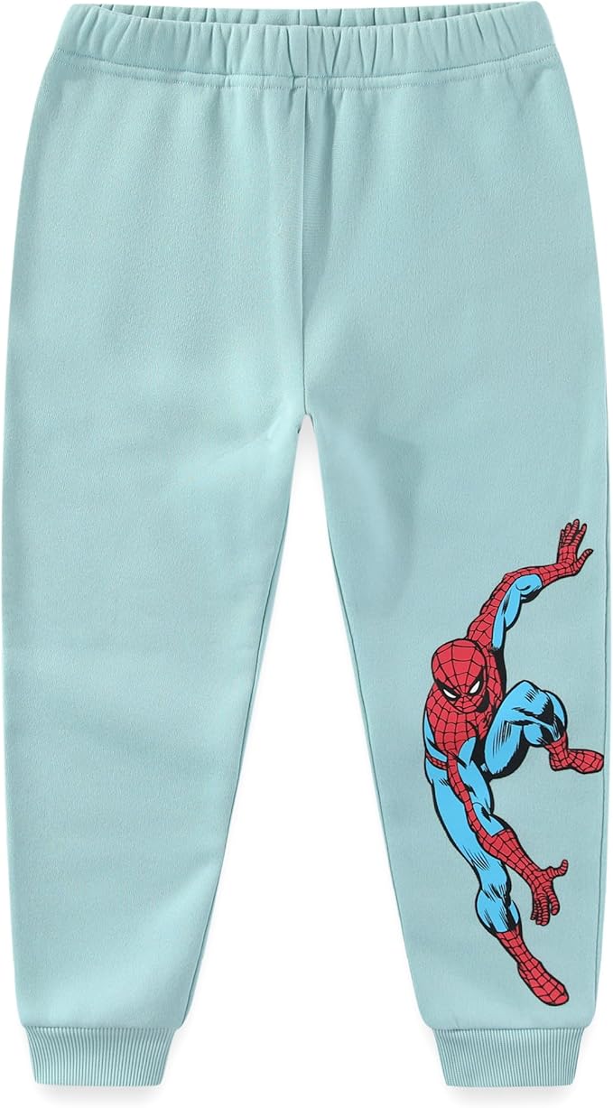 Marvel Spider-Man Boys 2 Piece Sweatshirt and Pant Sets for Toddlers and Big Kids