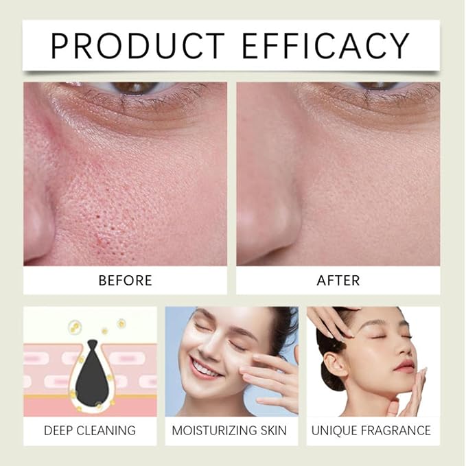 Rice Facial Cleanser, Gentle Foaming Cleanser, Controls Oil, Moisturizes and Hydrates, Nourishes Skin, Cleanses Pores, Gentle Formula Suitable for All Skin Types, Korean Skincare Product, 4.23 Oz