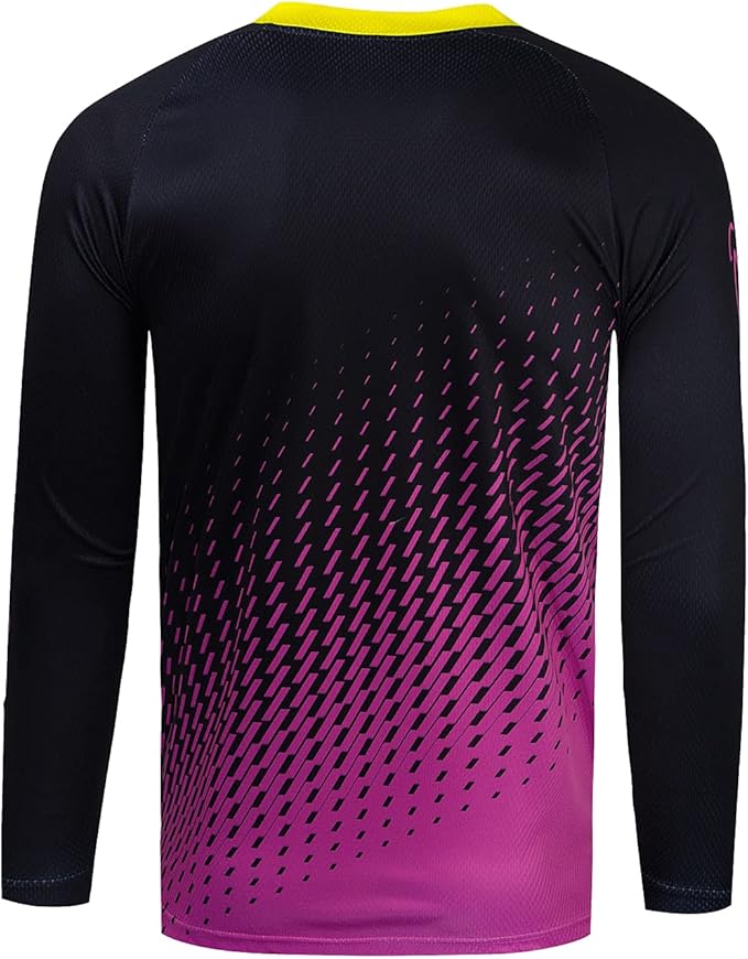 Boy Girl Cycling Jersey Kids Mountain Bike Motocross Long Sleeve Shirt Biking Tops 4-14 Years