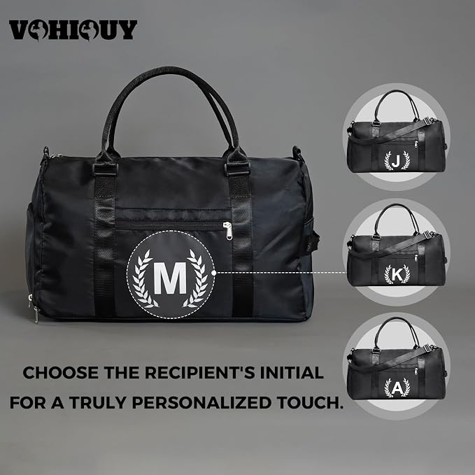 Gifts for men - Gym Bag for Men - Fitness Workout Sports Travel Duffle Bag with Wet Pocket & Shoes Compartment Father's day, Birthday or Anniversary for Men, Dark Green, GG100
