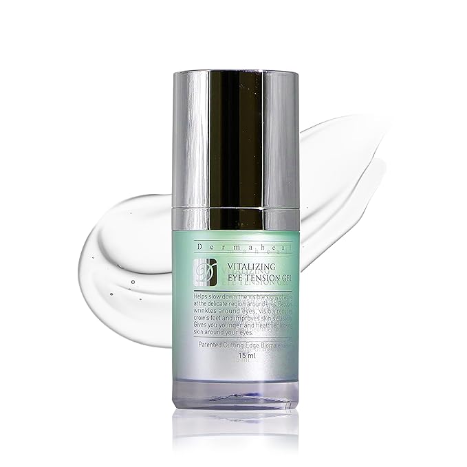 Vitalizing Eye Tension Gel Anti Aging Eye Care for Crows Feet and Fine Lines with Advanced Peptide Complex 0.5 fl oz
