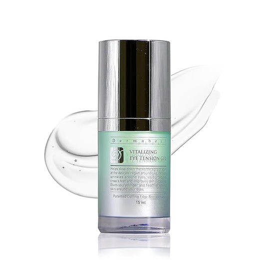 Vitalizing Eye Tension Gel Anti Aging Eye Care for Crows Feet and Fine Lines with Advanced Peptide Complex 0.5 fl oz