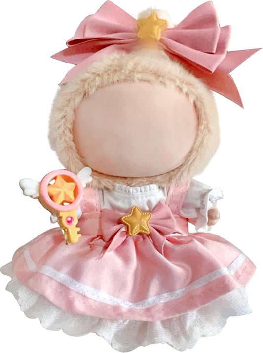 Clothes Fit for 17CM Doll, Fashion Doll Clothes Outfit Set Cute Theme Designer Toys Dress Accessories for Collector Fans Display (Charm Girl)