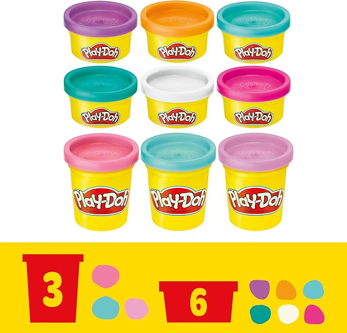 Play-Doh Make & Style Ponies Set, My Little Pony Toys and Figures, Kids Arts and Crafts Playset (Amazon Exclusive)