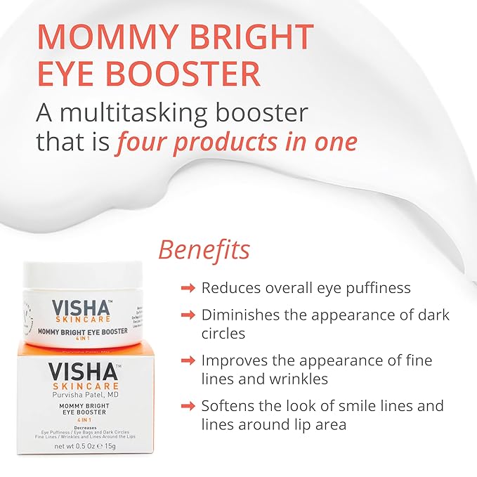 Visha Safe for Pregnant and Nursing Women to Dramatically Reduce Eye Puffiness and Minimize the Appearance of Dark Under-Eye Circles