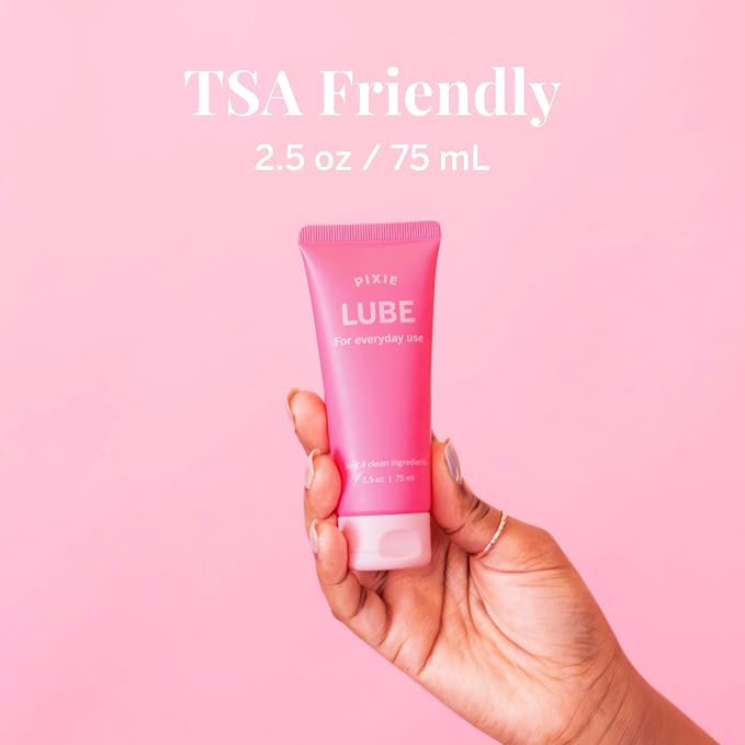 Pixie Cup Insertion Gel – Water-Based Glide for Menstrual Cups & Discs – Gentle, Fragrance-Free, Plant-Based, Silicone & Latex Compatible – TSA Approved 75 mL Tube