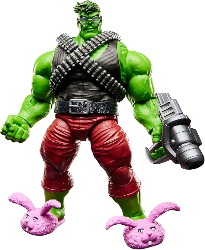 Marvel Legends Series Professor Hulk, Incredible Hulk Comics Collectible 6-Inch Scale Action Figure Set