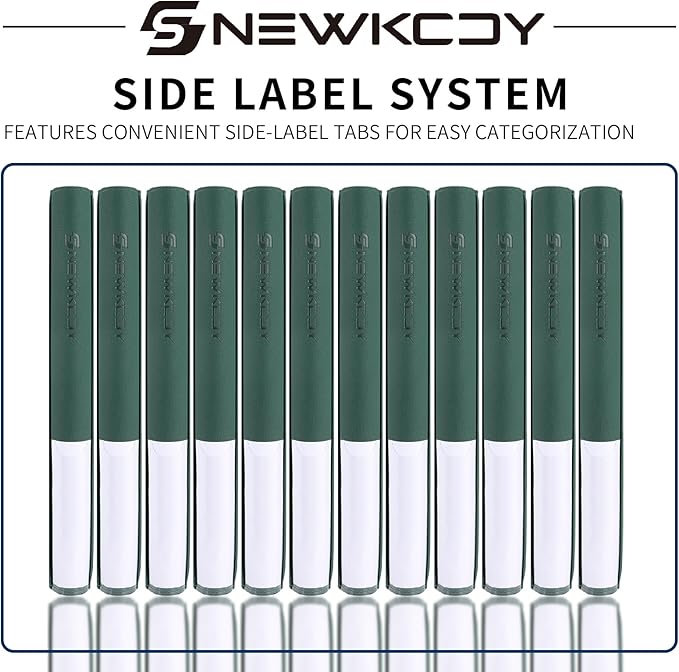 Snekdy Top loader Binder, 9 Pockets Top Loader，Holds 360 Top Loaders cards, Card binder with Sleeves for card in 3 x 4 inch color smooth Zipper PU Leather (Green)