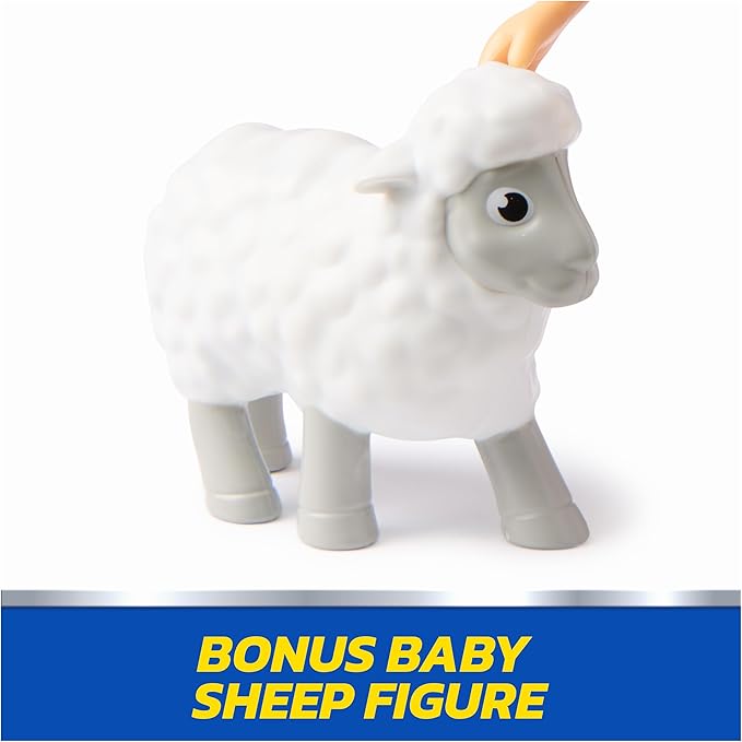 Paw Patrol Marshall & Farmer Al Figure Pack with Sheep Toy Figure, Kids Toys for Boys and Girls Ages 3 and Up