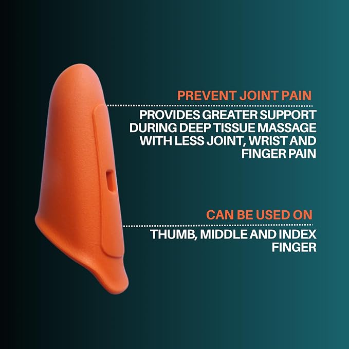 Thumbsavers Advance Massage Tool for Deep Tissue and Trigger Point Massage – Joint Support for Massage Therapists, Chiropractors and Physical Therapists – Hand Protection Aid (Large (Set of 2))