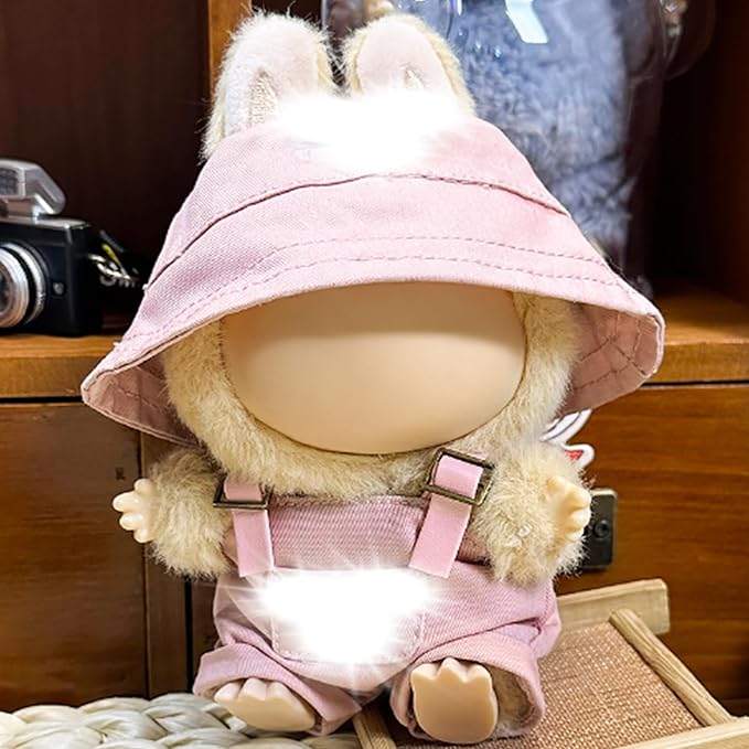 Clothes Fit for 17CM Doll, Fashion Doll Clothes Outfit Set Cute Theme Designer Toys Dress Accessories for Collector Fans Display (P Pink Set)