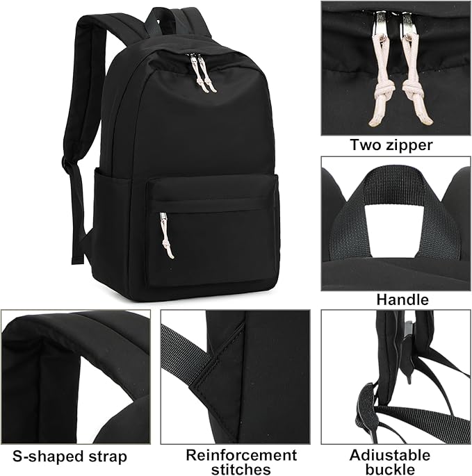 LOIDOU Backpack for Girls School Backpacks Bookbags for Elementary Middle School Women Laptop Backpacks