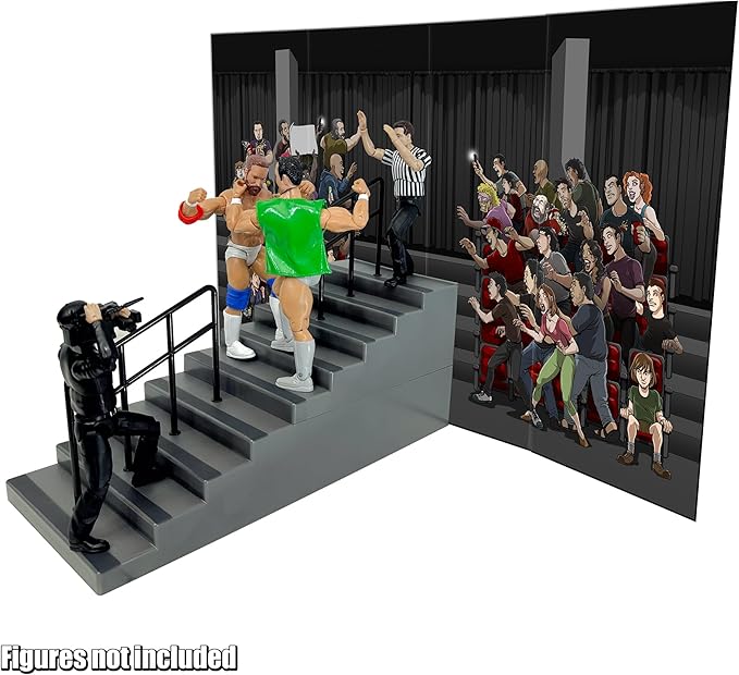 Arena Stairs Playset for Wrestling Action Figures