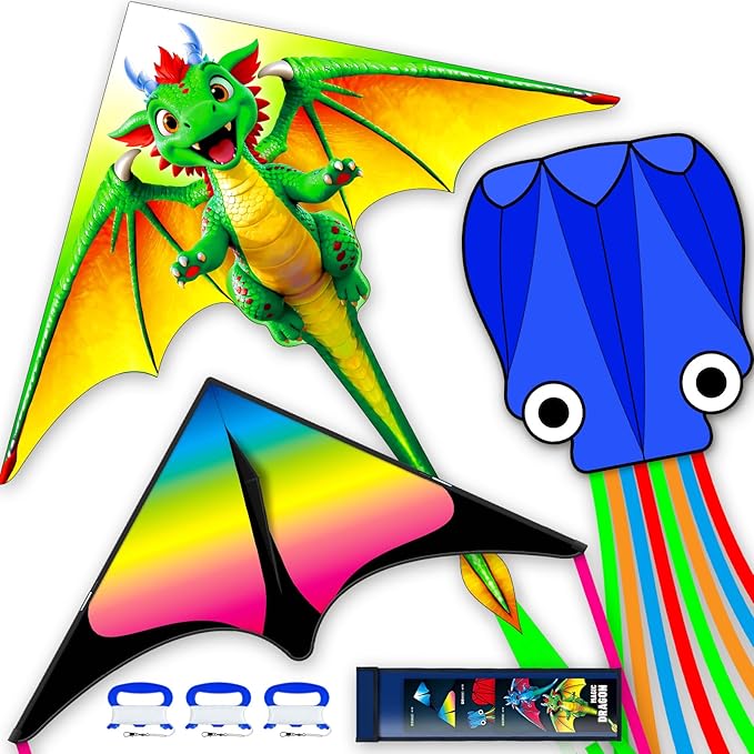 Kite for Ages 8-12, Easy to Fly and Assemble Rocket Kites for Beginner, Single Line String Professional Kites for Beach and Outdoor Activity