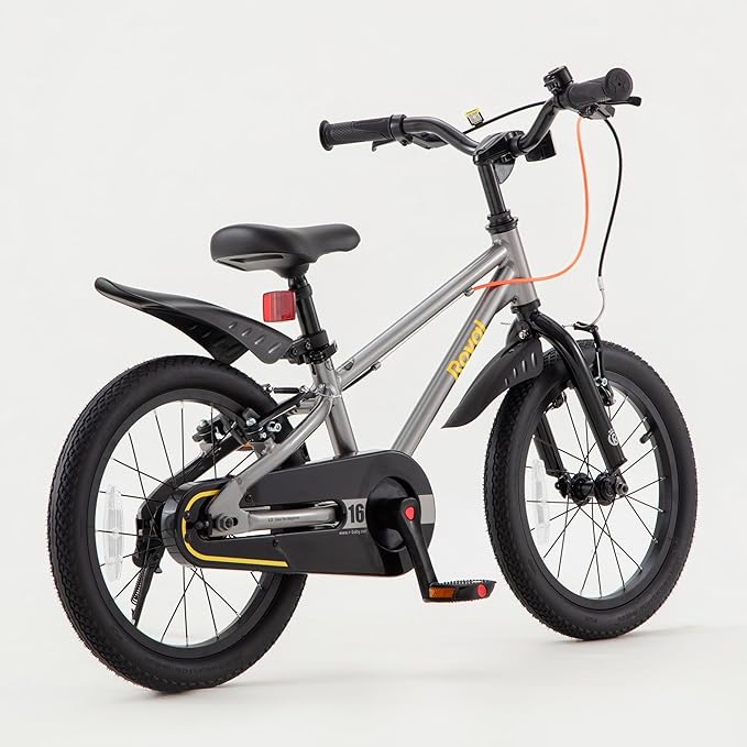 RoyalBaby EZ Fride Kids Bike 16 18 20 Inch, Lightweight Aluminum 2-in-1 Balance to Pedal Bike with One-Key Switch for Boys Girls Ages 4+