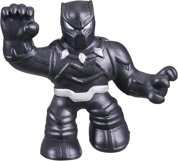 Heroes of Goo Jit Zu Marvel Mega Mini 6 Pack - Superhero Toys, Squishy, Stretchy, Gooey Mini Heroes - Ironman, Spider-Man, Captain America, Miles Morales, Hulk and Black Panther