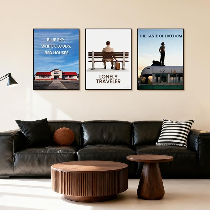 upsimples 24x32 Poster Frame, Easy Slide-In Assembly, Black, 3 Pack | Gallery Wall 24 x 32 Picture Frames Set for Family, Wedding, Christmas, Easy to Change Photos