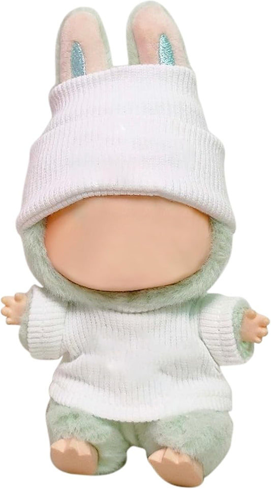Clothes Fit for 17CM Doll, Fashion Doll Clothes Outfit Set Cute Theme Designer Toys Dress Accessories for Collector Fans Display (D White Set)