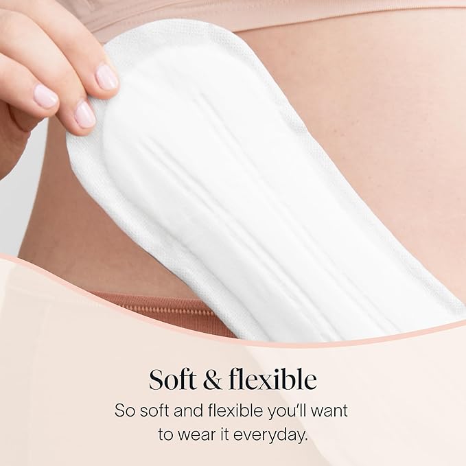 Cora 100% Organic Cotton Topsheet Bladder Liners (100 Extra Long Bladder Liners)