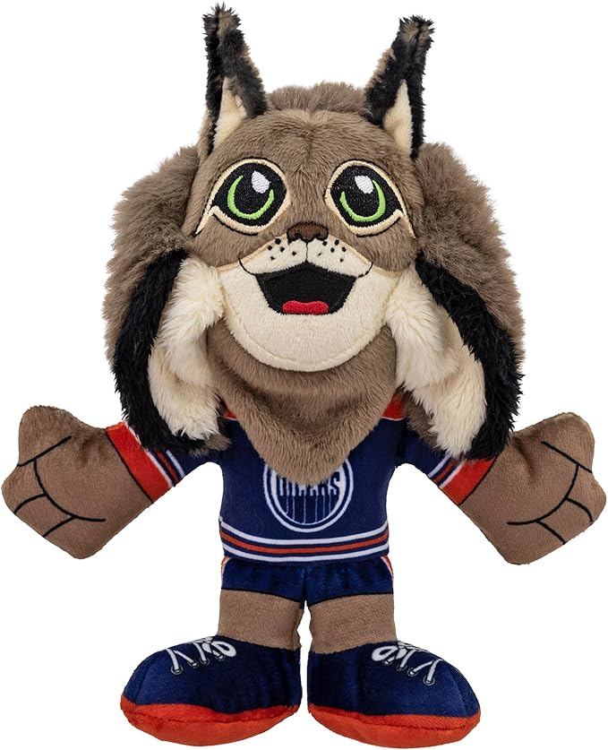 Bleacher Creatures Edmonton Oilers Hunter 8" NHL Kuricha Mascot Sitting Plush - Soft Chibi Inspired Mascot