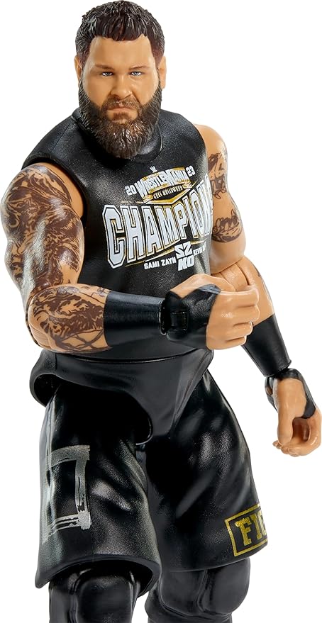 Mattel WWE Action Figure, Series #146 Kevin Owens 6-inch Collectible with 10 Articulation Points & Life-Like Look