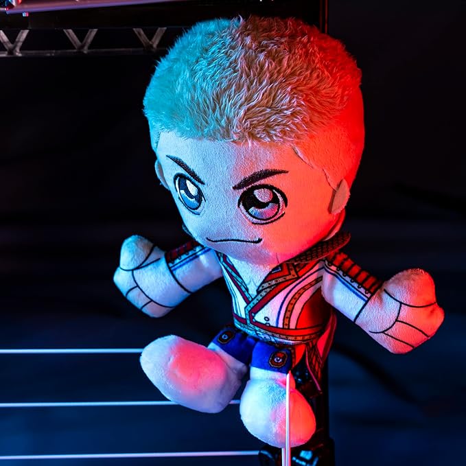 Bleacher Creatures WWE Cody Rhodes 8" Kuricha Sitting Plush- Soft Chibi Inspired Toy