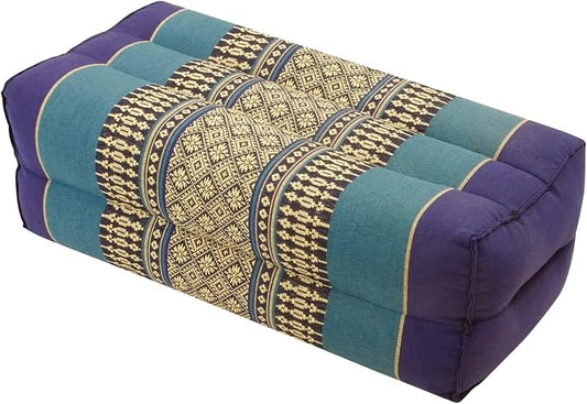 Zafuko Yoga & Meditation Cushion - Organic Water-Resistant Kapok Filling, Meditation Cushion, Soft Yoga Prop