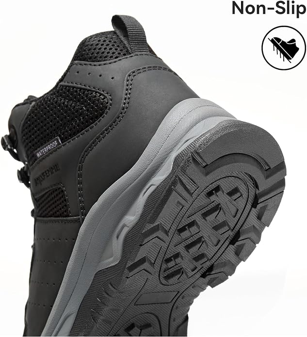 ANJOUFEMME Women's Waterproof Hiking Boots Lightweight Non-Slip Outdoor | Trekking, backpacking, camping, breathable & durable