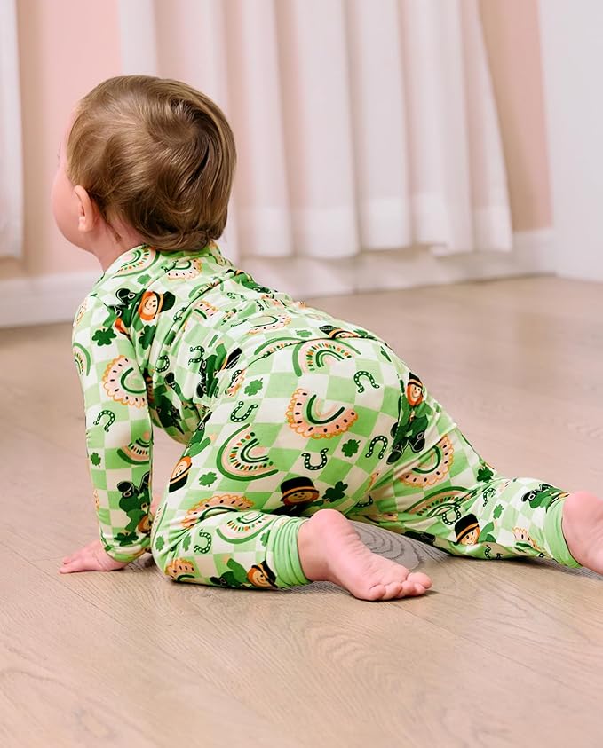 Bamboo Viscose Toddler Girls Kids Pajamas Unicorn Mermaid Pjs Long Sleeve Snug fit 12M-8Y 2pcs Soft Jammies