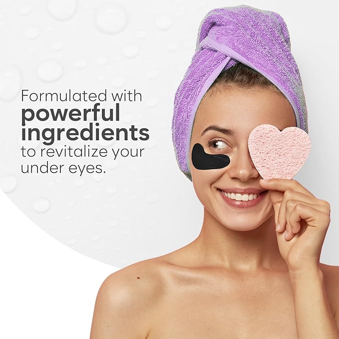 BLOOMORA Snail Mucin Under Eye Patches (30 PAIRS), For Puffy Eyes and Dark Circles, Under Eye Mask with Hyaluronic Acid & Hydrolyzed Collagen, Deeply Hydrating Formula, Patch Yeux
